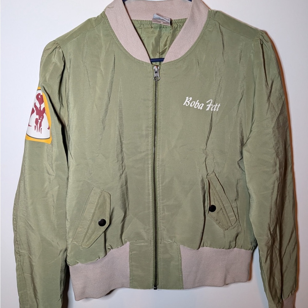 Her Universe Star Wars Olive Green Jacket with Cream Trim